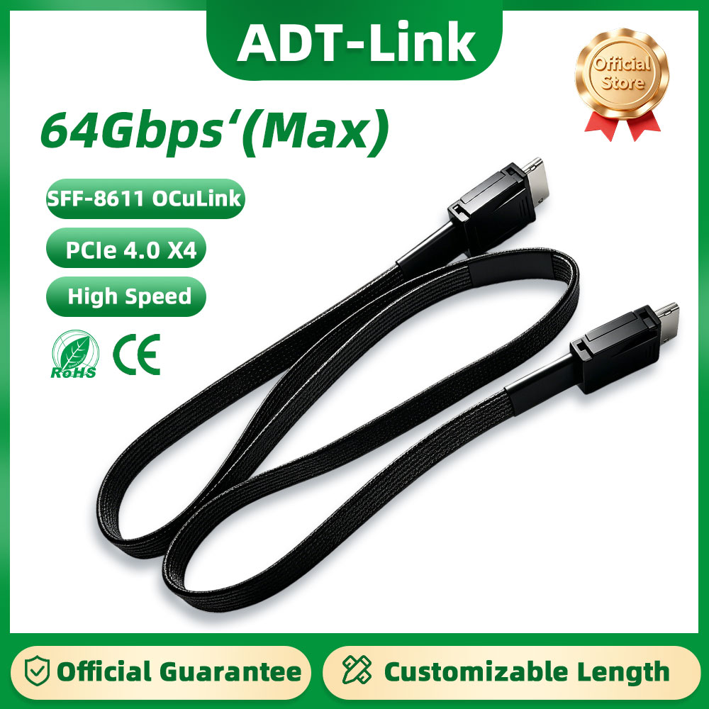 ADT-Link 64Gb Male to Male PCI - Oculink Egpu Mini Pc ulasan dan harga