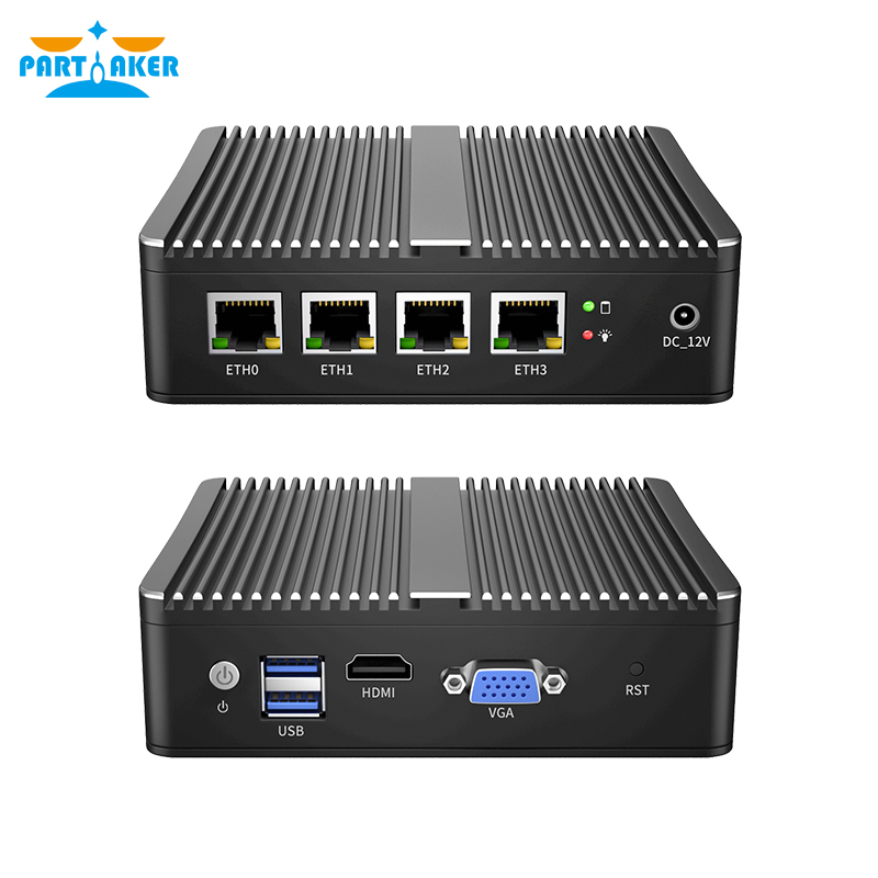 Partaker Fanless pfSense Route - Pfsense Firewall Router 2.5G 4 I226 ulasan dan harga